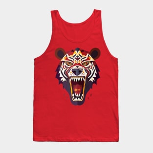 Bear Design Tank Top